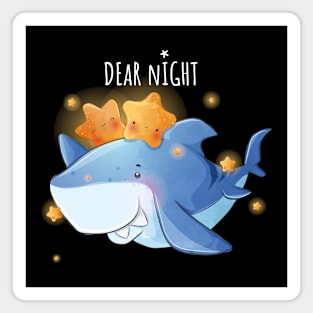 Blue Shark Stars Magnet